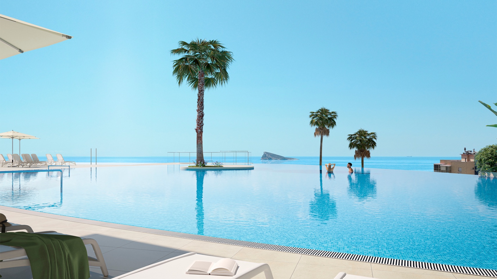 Apartments for sale with 230 meters in height and 64 floors in Benidorm, Alicante.