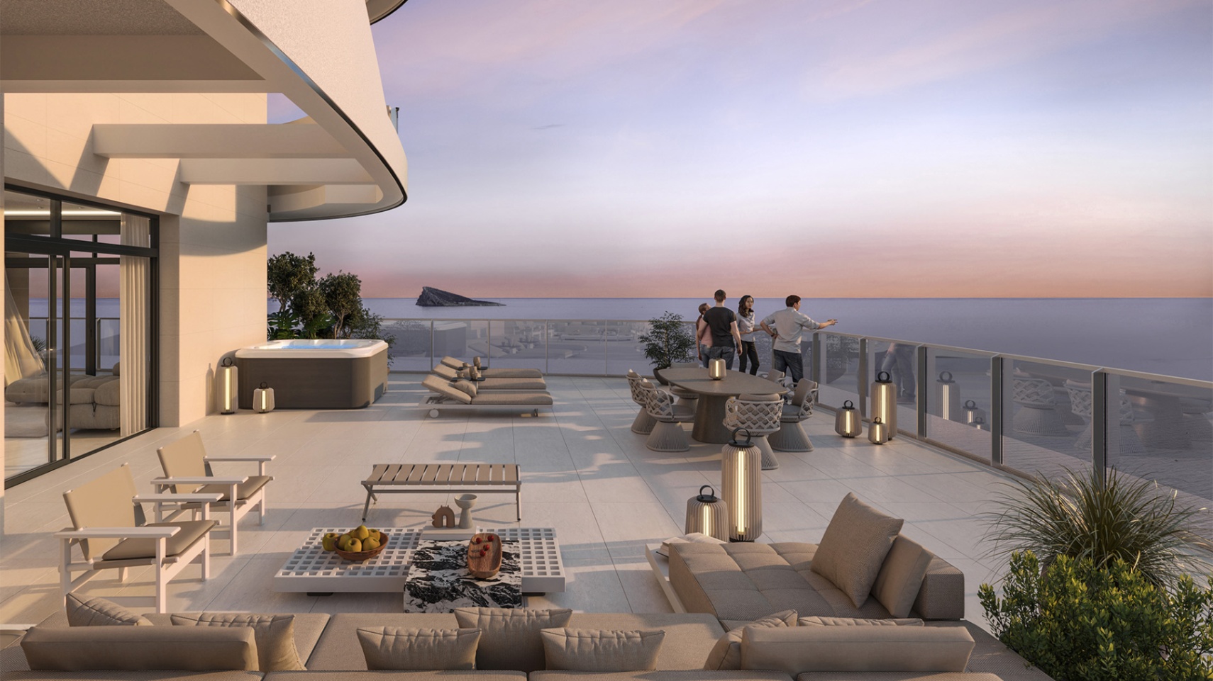 Apartments for sale with 230 meters in height and 64 floors in Benidorm, Alicante.