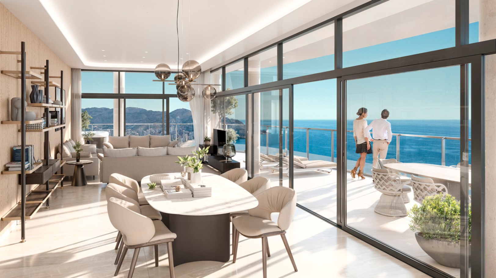 Apartments for sale with 230 meters in height and 64 floors in Benidorm, Alicante.
