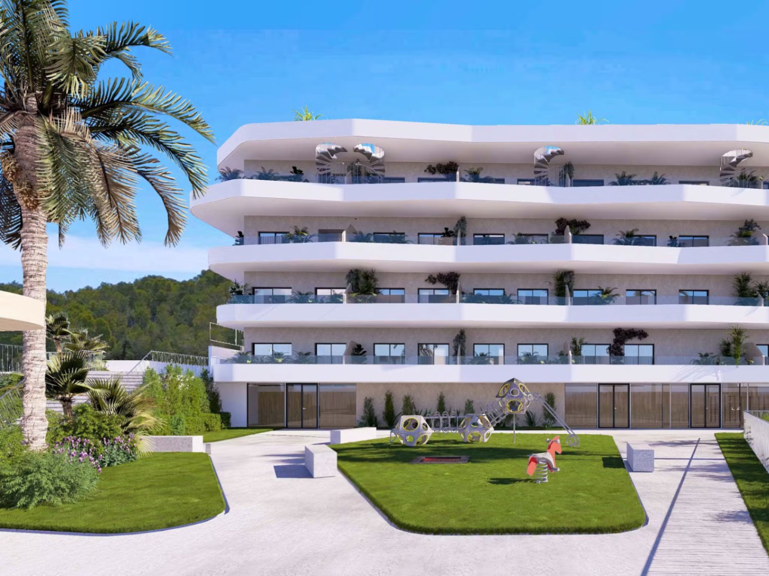 Apartamento en La Nucía con 2 dormitorios y piscina comunitaria