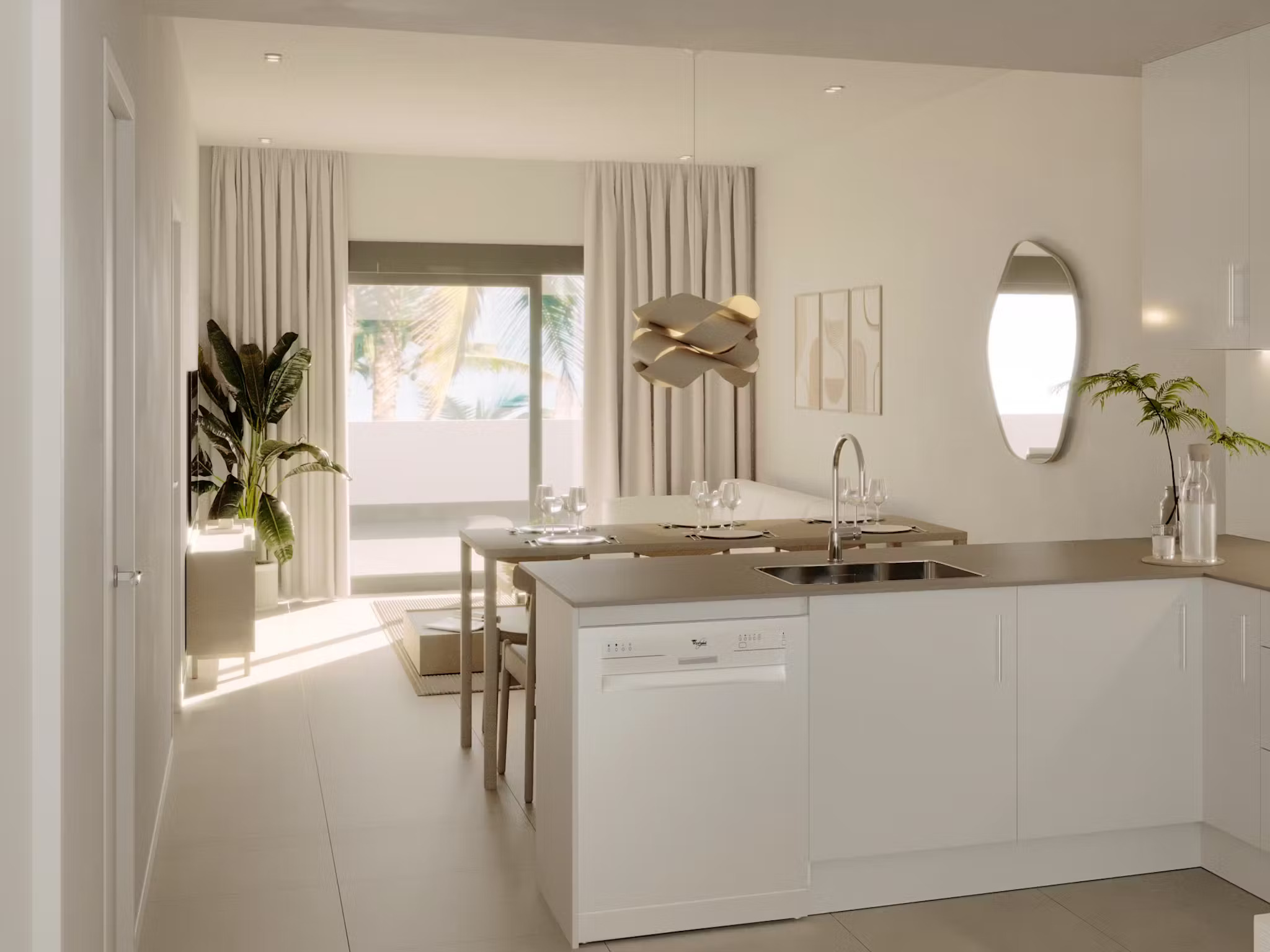 Apartamento en La Nucía con 2 dormitorios y piscina comunitaria