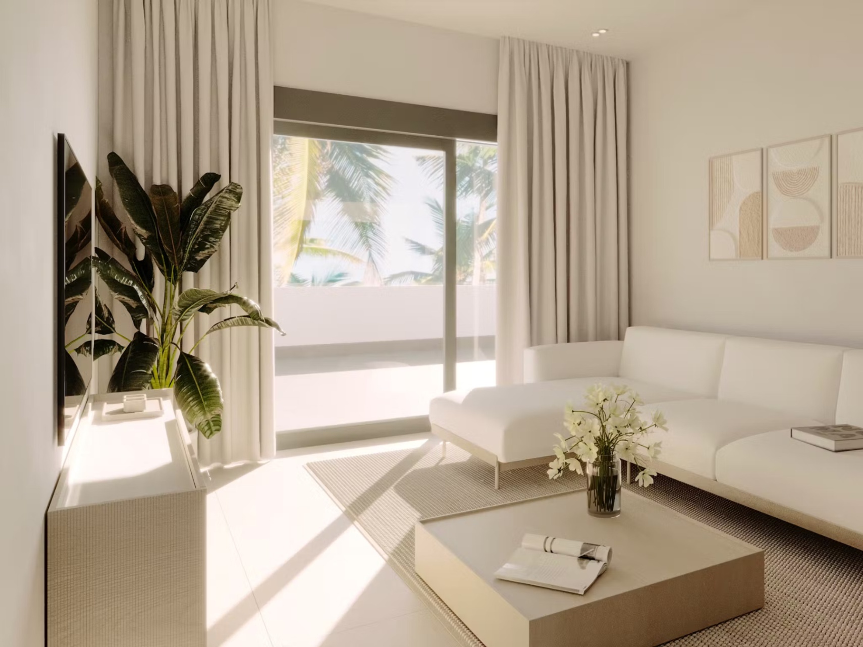 Apartamento en La Nucía con 2 dormitorios y piscina comunitaria
