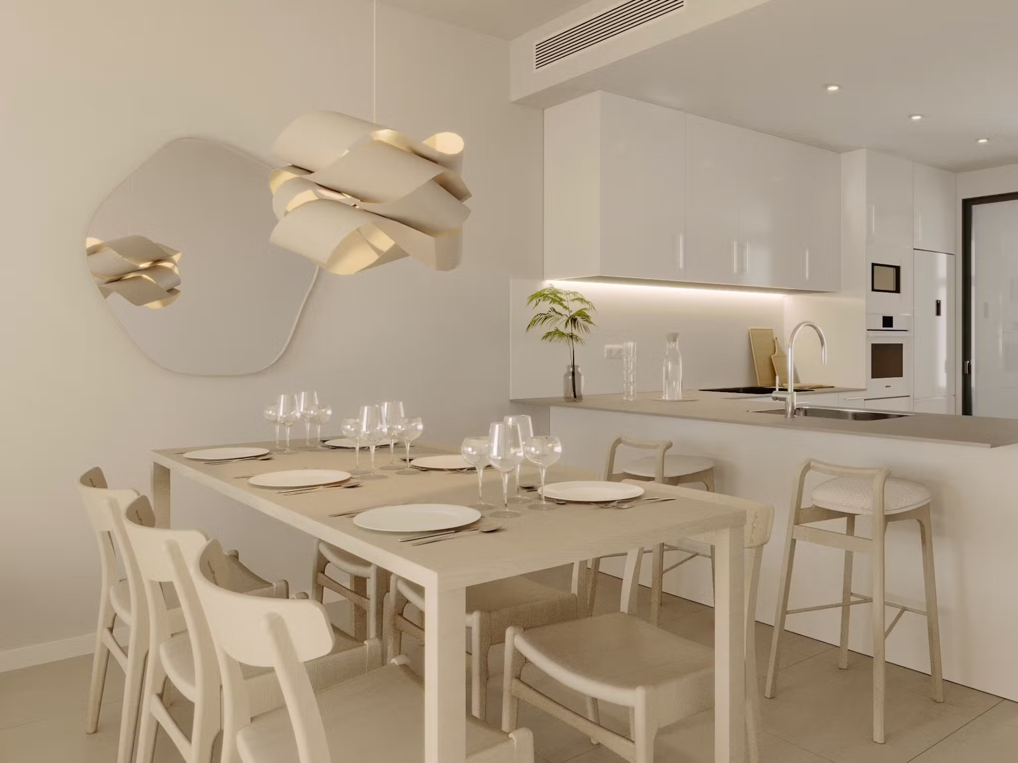 Apartamento en La Nucía con 2 dormitorios y piscina comunitaria