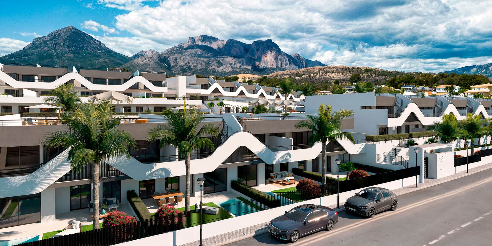 Wohnung zum Verkauf mit 2 Schlafzimmern in Alfaz del Pi, Alicante