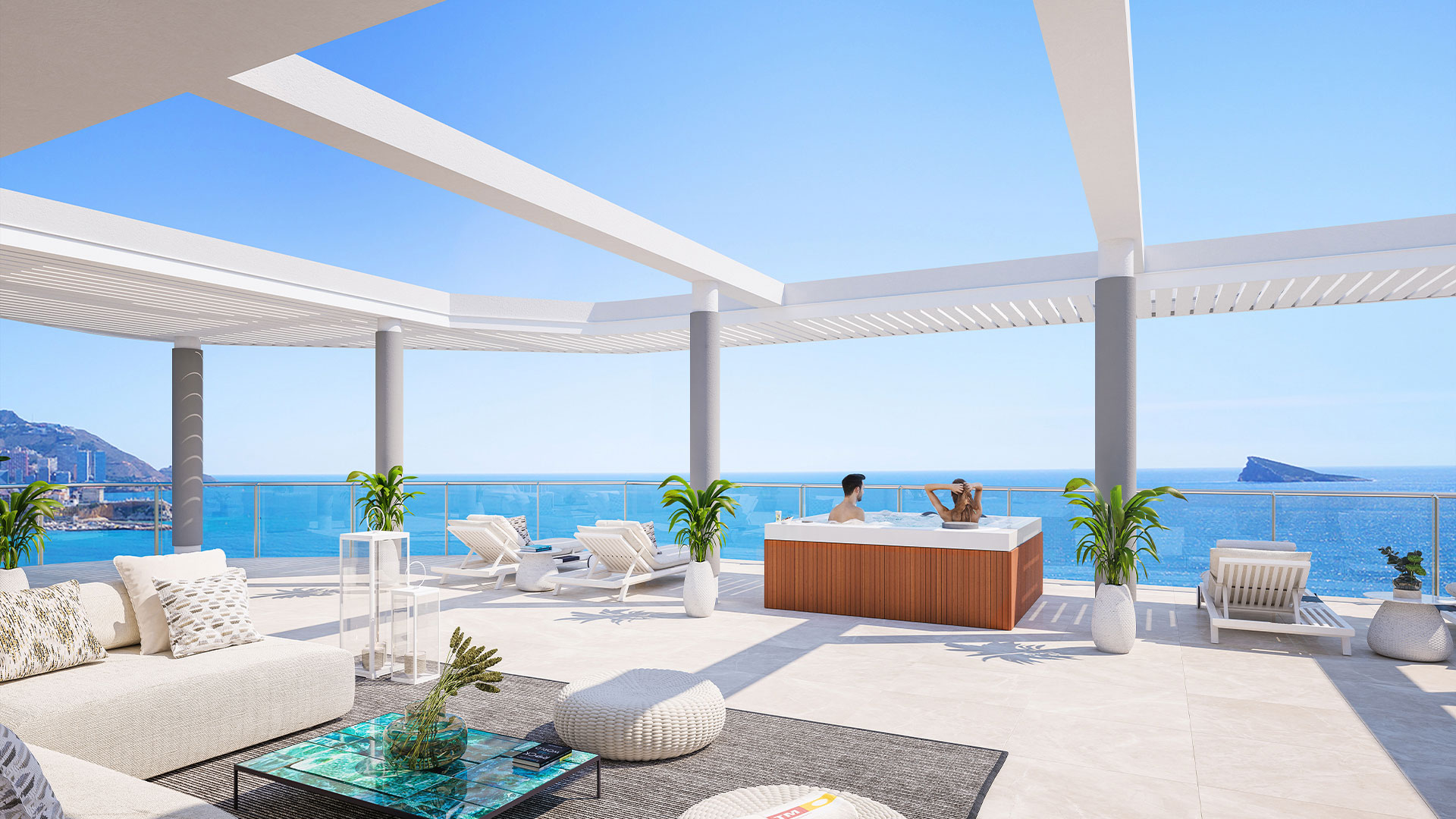 Apartamento de 2 habitaciones en Benidorm - Alquiler a largo plazo