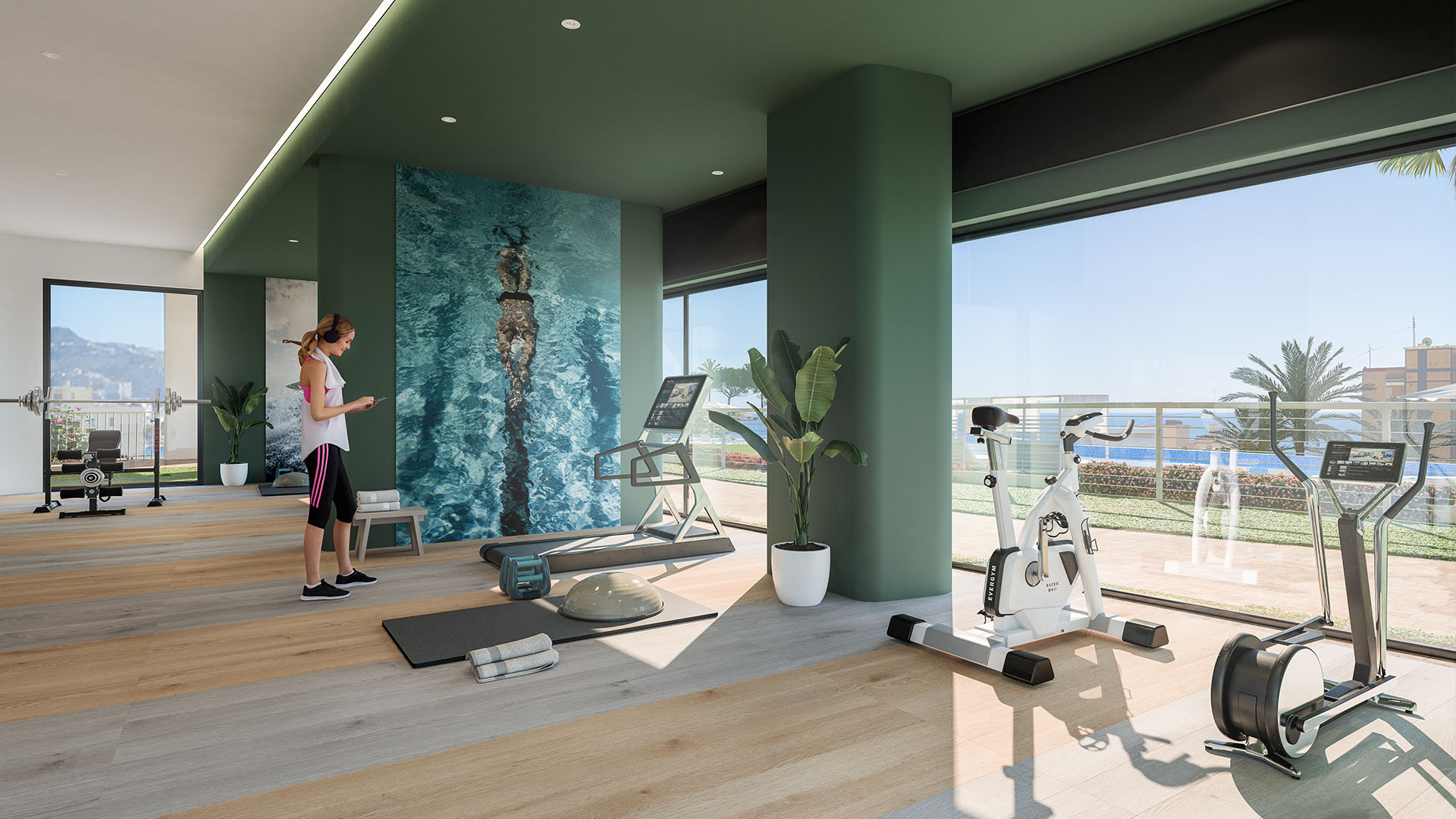 Apartamento de 2 habitaciones en Benidorm - Alquiler a largo plazo