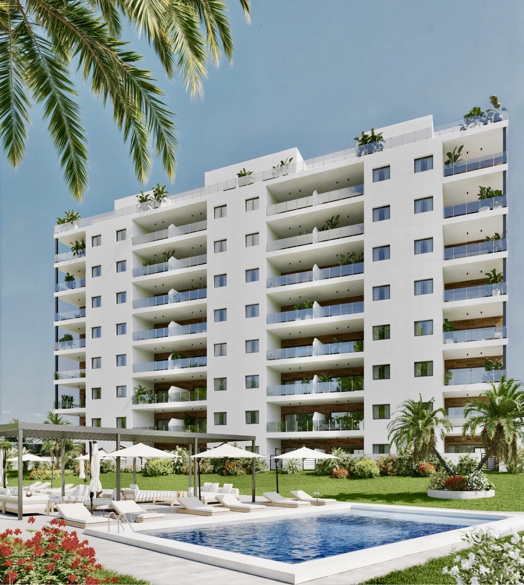 Apartment in Villajoyosa: 2 bedrooms and communal pool