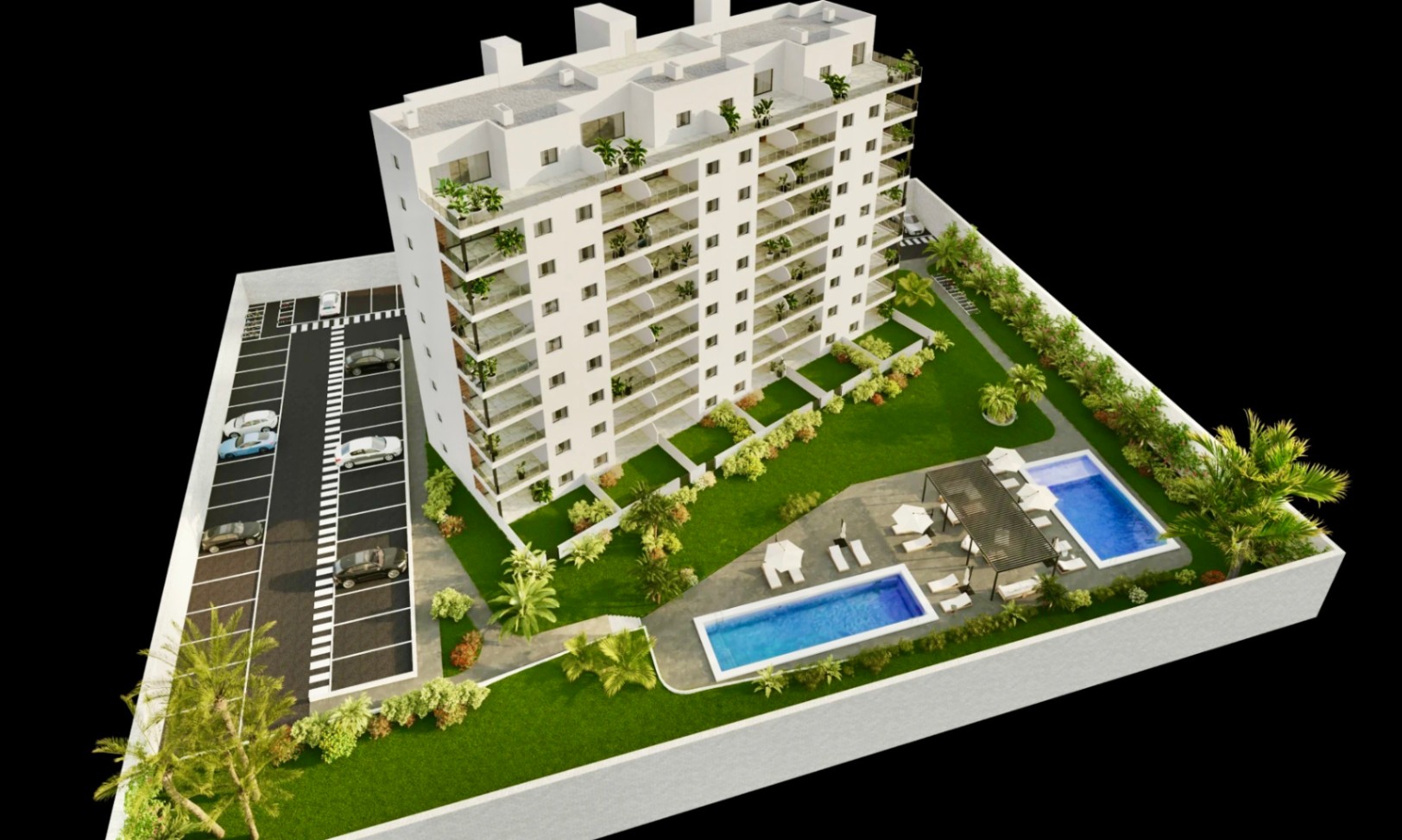 Apartment in Villajoyosa: 2 bedrooms and communal pool