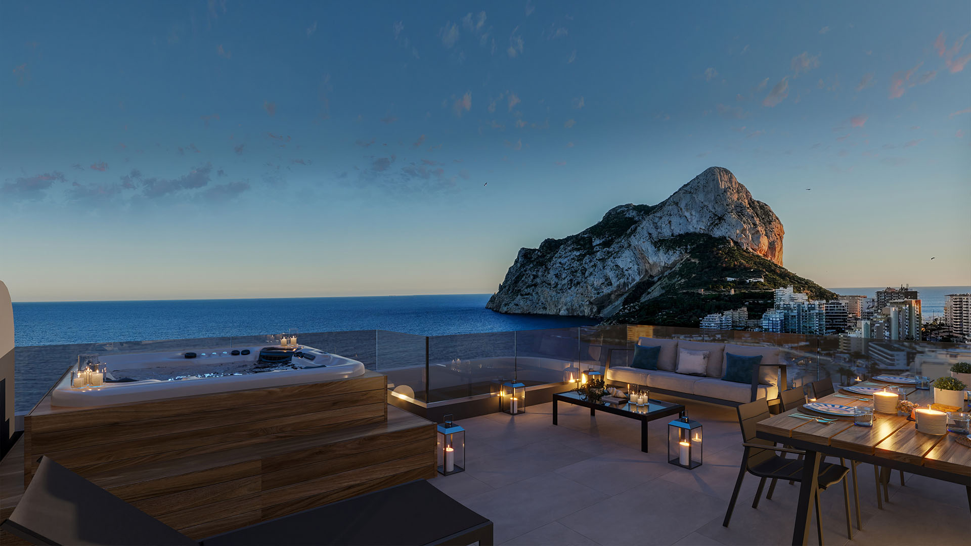LK-135 - Apartamento en venta de 1;2;3  dormitorios en Calpe, Alicante