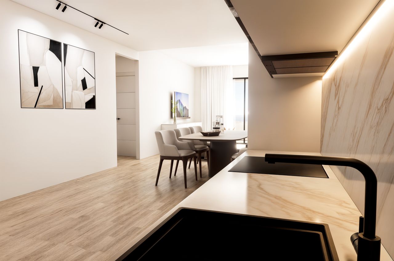 Neue Wohnung mit 2 Schlafzimmern in Finestrat mit Pool