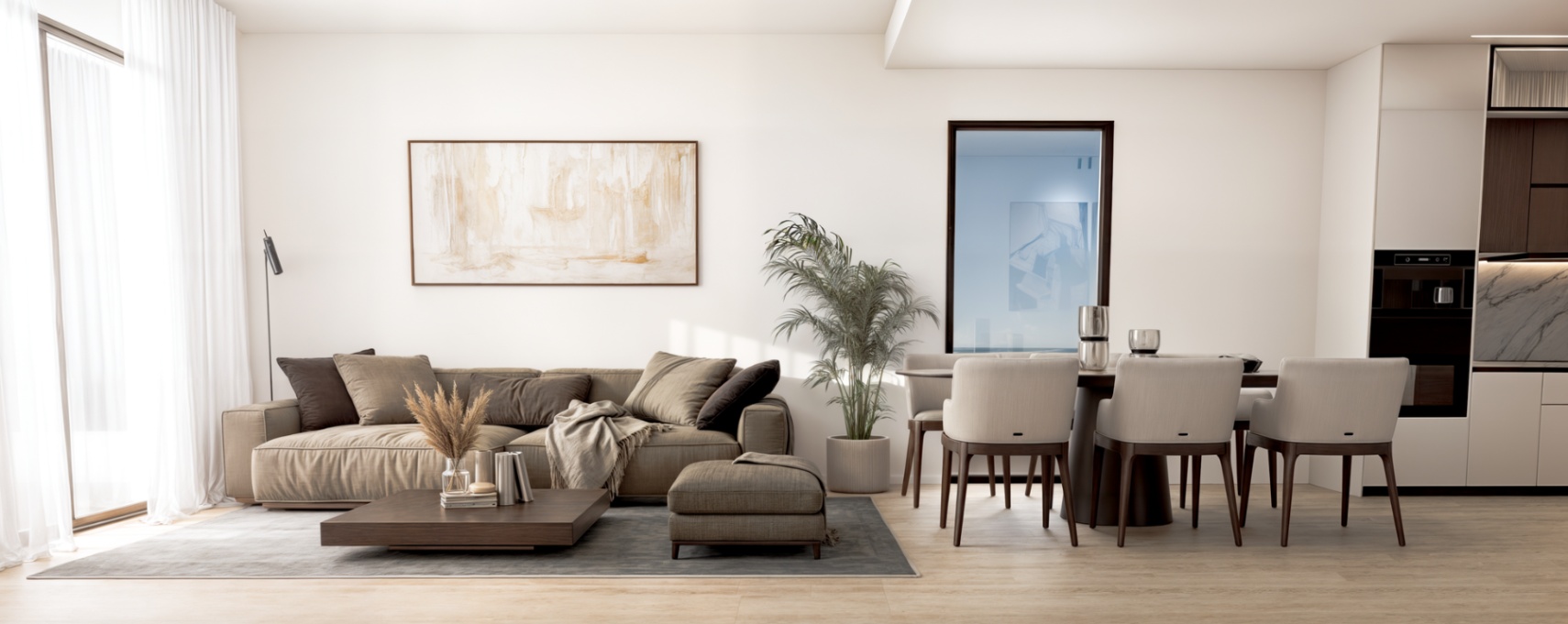 Neue Wohnung mit 2 Schlafzimmern in Finestrat mit Pool
