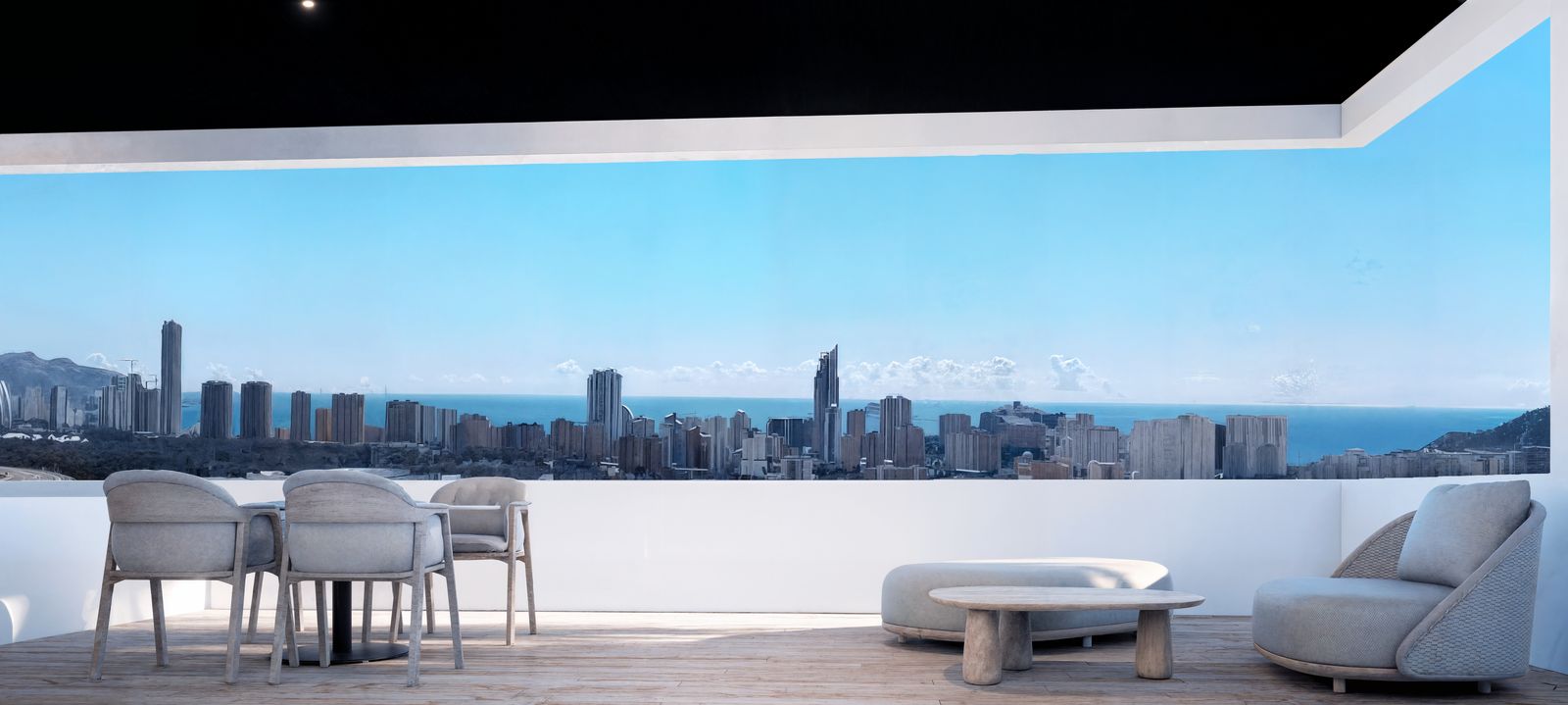 Neue Wohnung mit 2 Schlafzimmern in Finestrat mit Pool