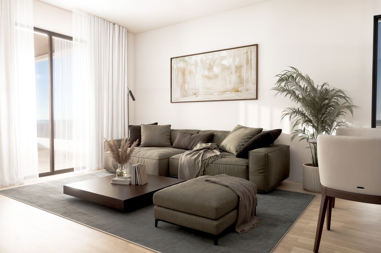 Neue Wohnung mit 2 Schlafzimmern in Finestrat mit Pool
