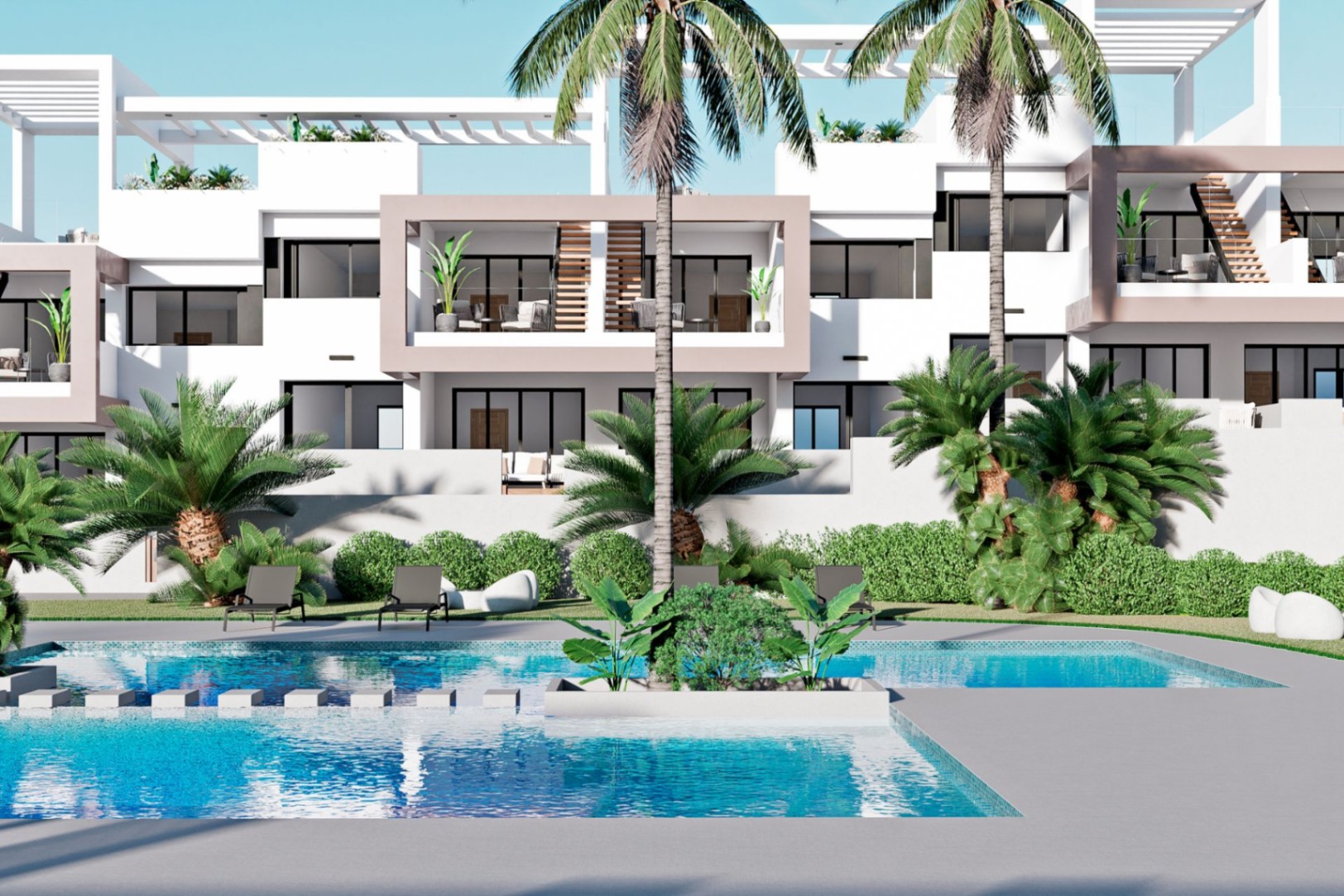 Bungalow en venta en Finestrat con 3 habitaciones y piscina privada
