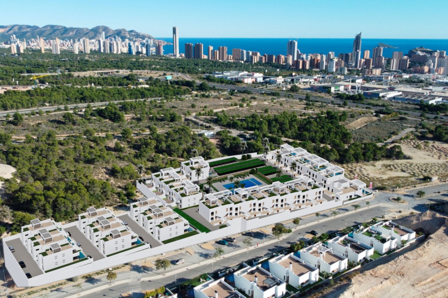 Bungalow en venta en Finestrat con 3 habitaciones y piscina privada