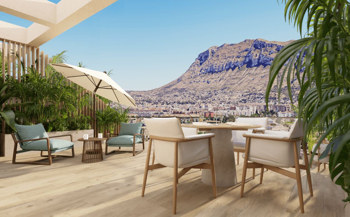 New apartment in Denia with 2 bedrooms and communal pool