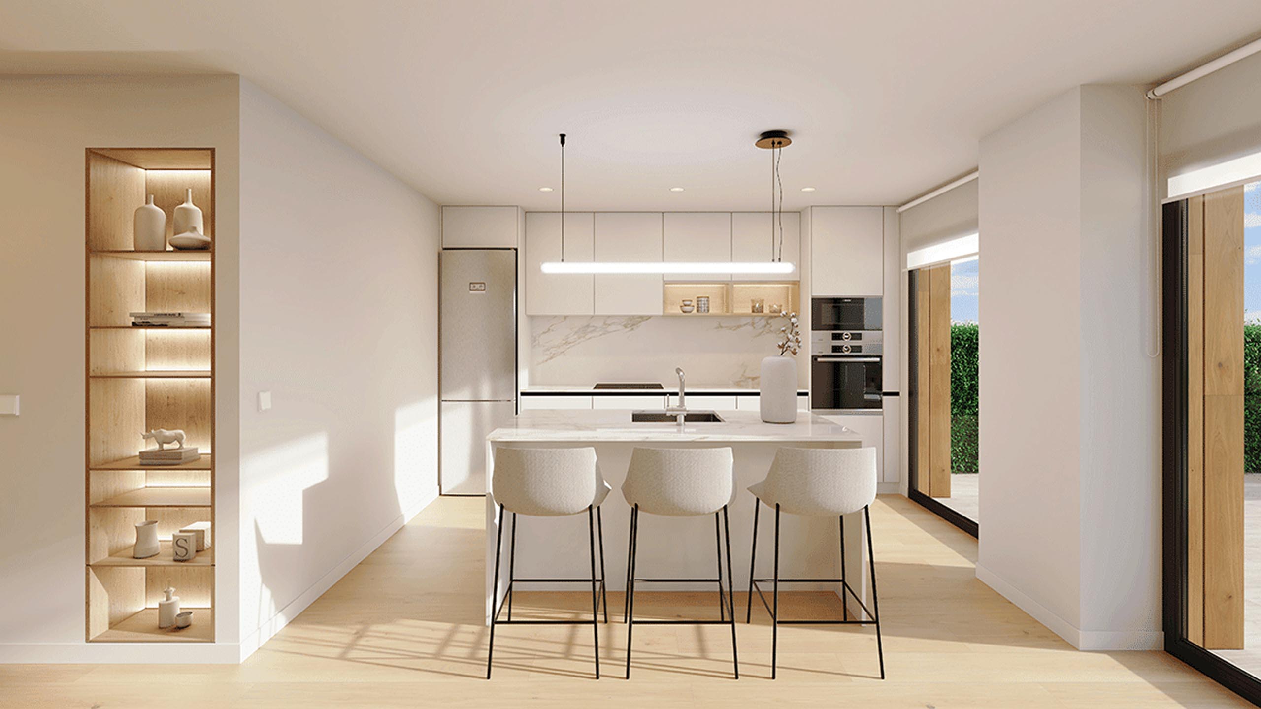 Apartamento de lujo en La Nucía con 2 habitaciones y piscina comunitaria