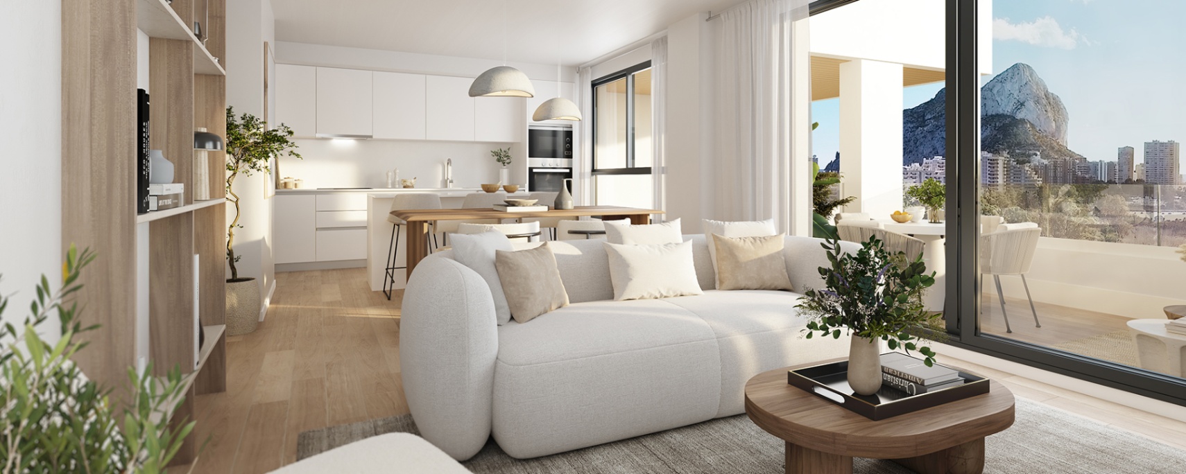 Apartamento en venta de 2,3 habitaciones en Calpe, Alicante