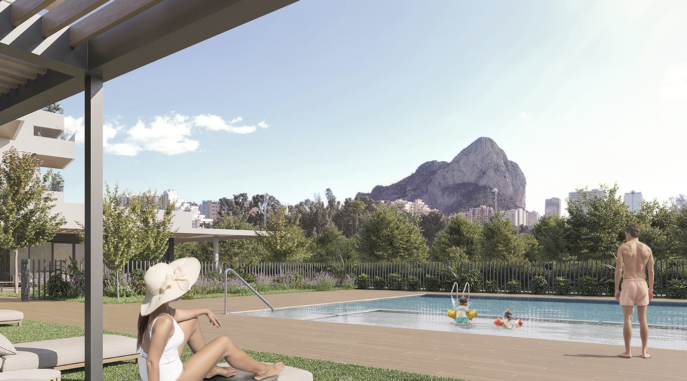 Apartamento en venta de 2,3 habitaciones en Calpe, Alicante