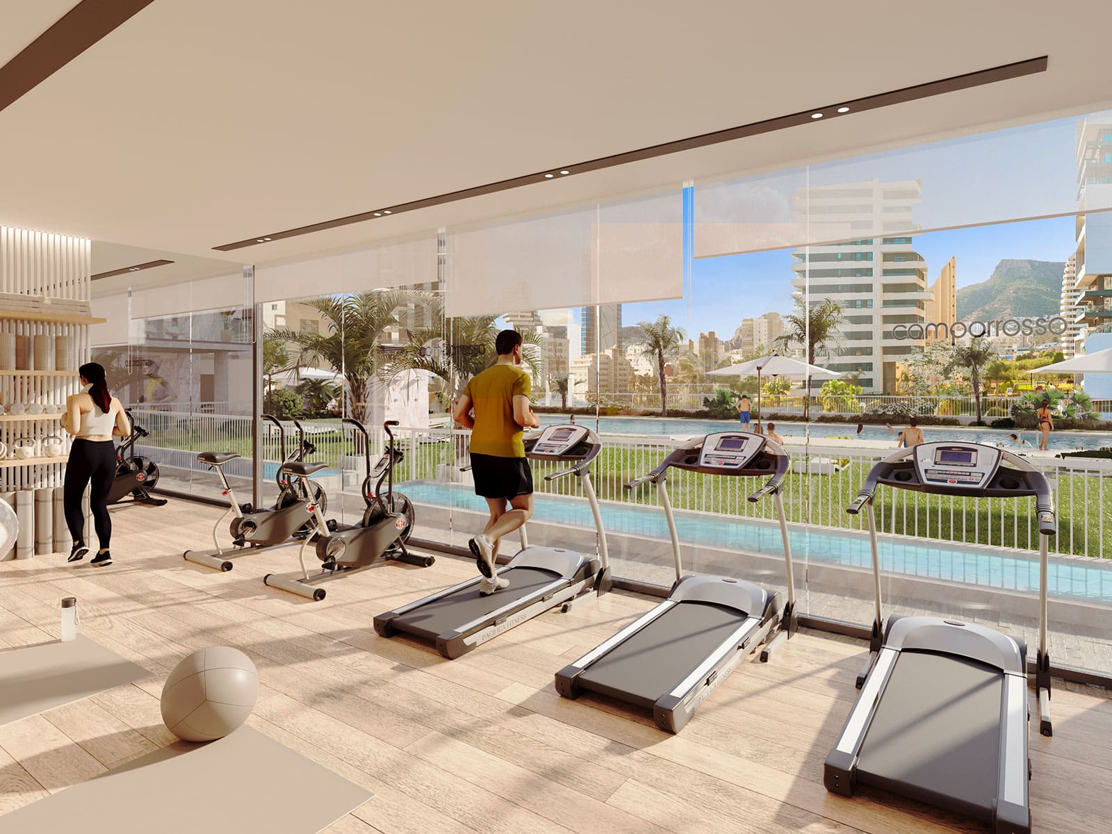 Apartamento de lujo en Calpe con 2,3 habitaciones y piscina comunitaria