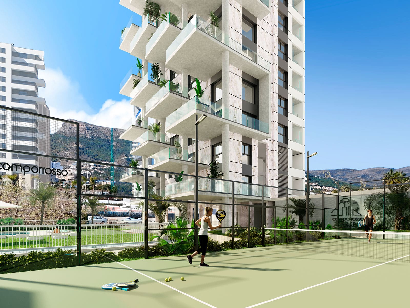 Apartamento de lujo en Calpe con 2,3 habitaciones y piscina comunitaria
