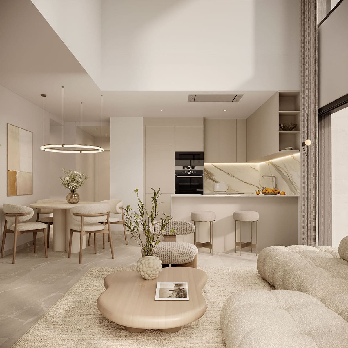 Apartamento de lujo en Calpe con 2,3 habitaciones y piscina comunitaria