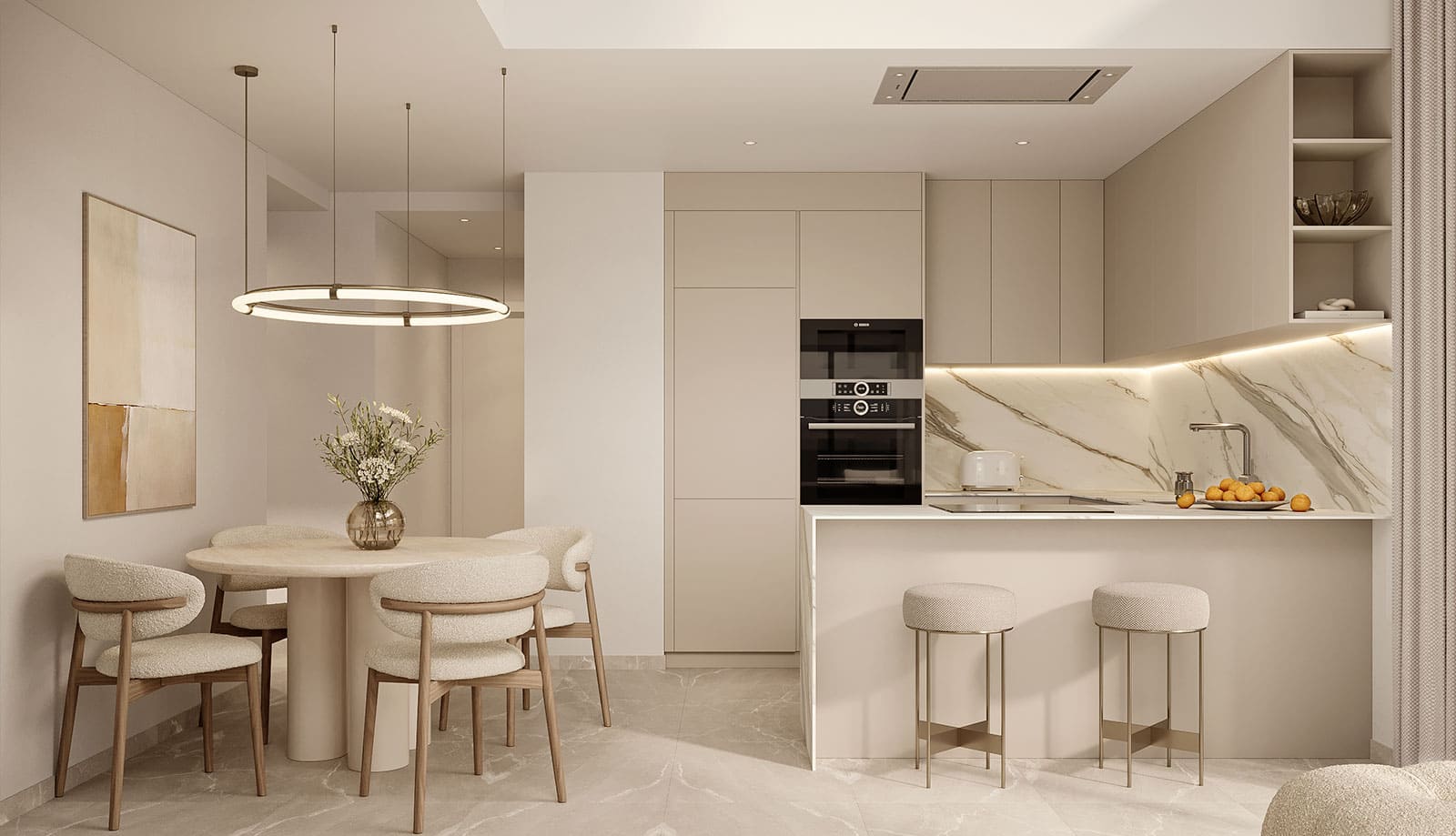 Apartamento de lujo en Calpe con 2,3 habitaciones y piscina comunitaria
