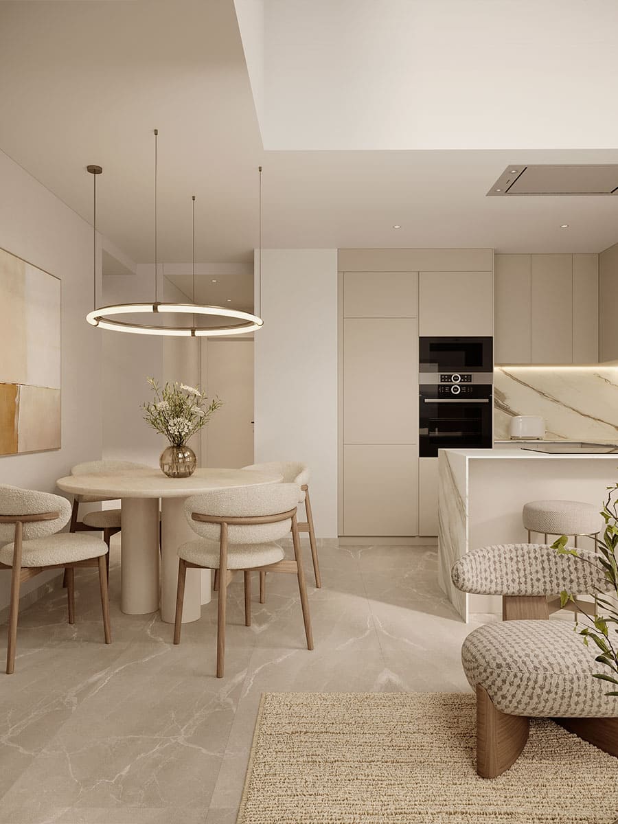 Apartamento de lujo en Calpe con 2,3 habitaciones y piscina comunitaria