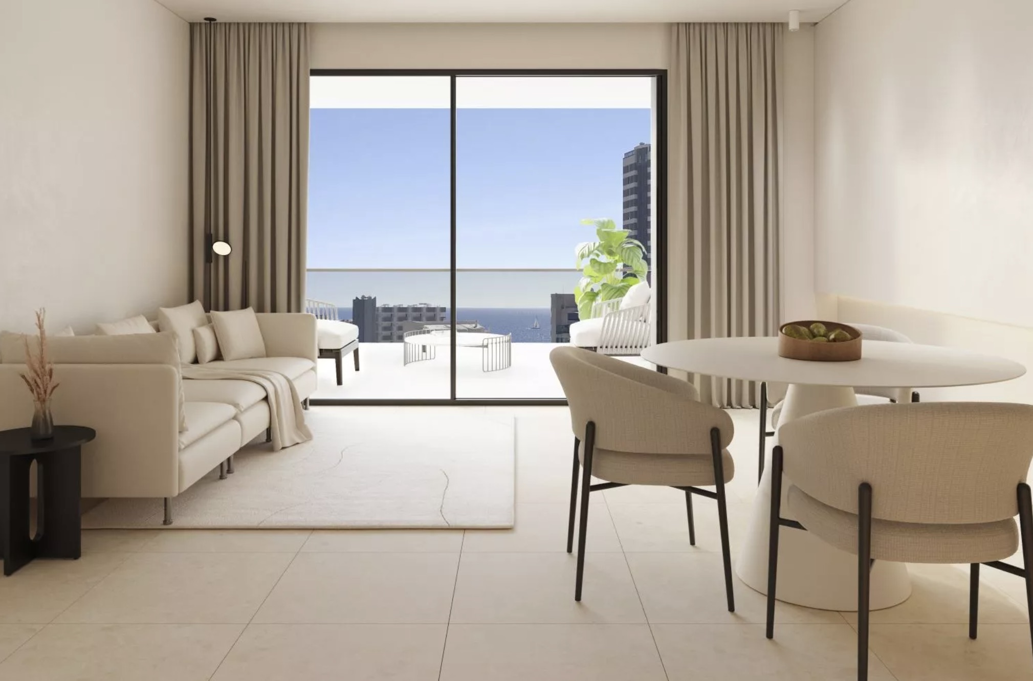 Apartamento en venta de 2;3 dormitorios en Calpe, Alicante