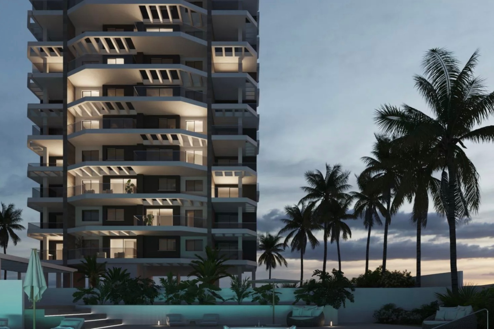 Apartamento en venta de 2;3 dormitorios en Calpe, Alicante